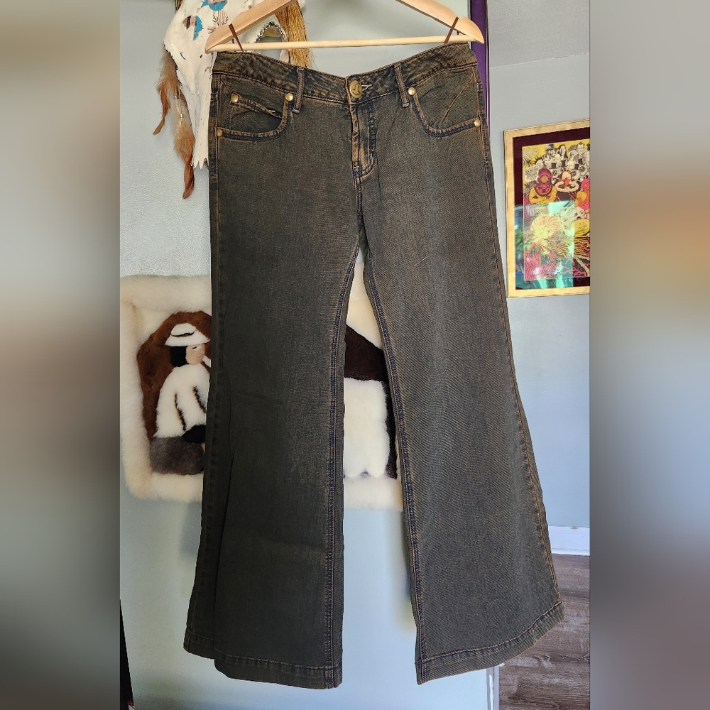 Free People wide leg jeans